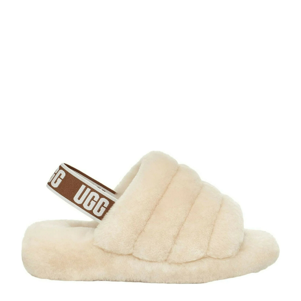 UGG Women's Fluff Yeah Slide - Natural 1