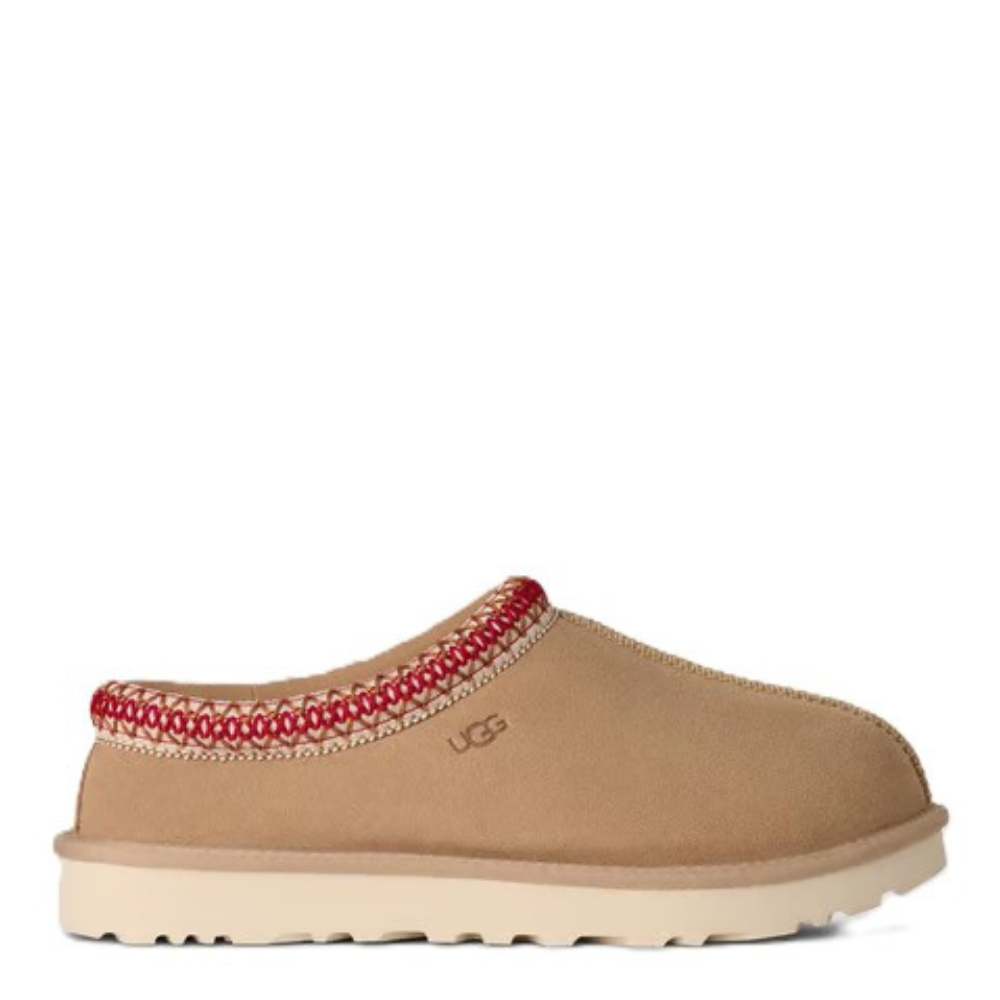UGG Women's Tasman II Slippers - Sand & Dark Cherry 1